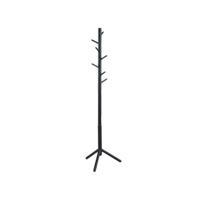 Leen Bakker - Kapstok Tinn - Hout - Zwart - 51.6x176.8x44 Cm