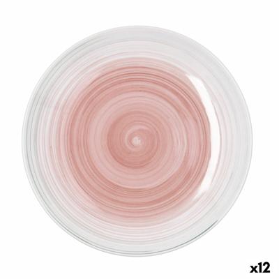 Dinerbord Quid Velvet Roze Keramisch Ø 27 cm (12 Stuks)