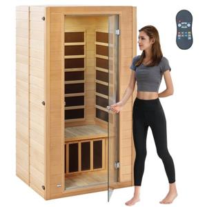 VEVOR infraroodcabine infraroodsauna warmtecabine saunacabine 1-2 personen 1400W