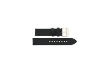 Horlogeband Marc by Marc Jacobs MJ1615 Leder Zwart 18mm