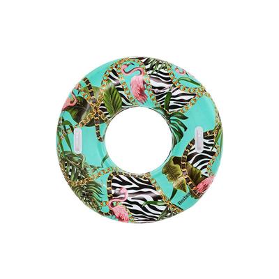 Bestway Opblaasbare drijver met handgrepen Fantasia Bloem D114 cm +12 Jaar Strand en Zwembad 36302
