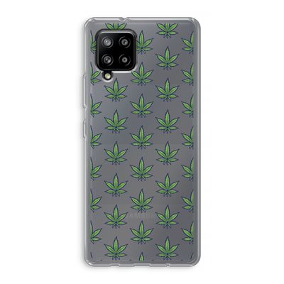 Weed: Samsung Galaxy A42 5G Transparant Hoesje