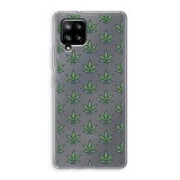 Weed: Samsung Galaxy A42 5G Transparant Hoesje