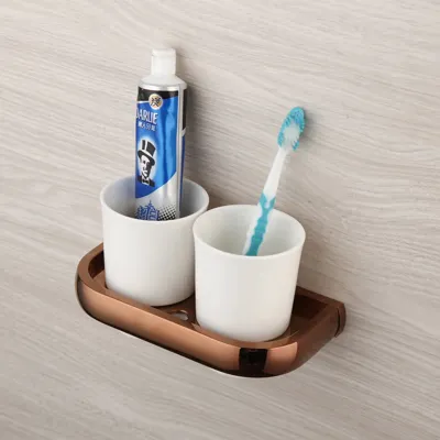 Monite Luxe Roségouden Badkamer Accessoire Set