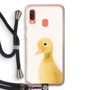 Duke: Samsung Galaxy A20e Transparant Hoesje met koord