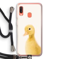 Duke: Samsung Galaxy A20e Transparant Hoesje met koord