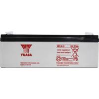 Yuasa NP2.3-12 Loodaccu 12 V 2.3 Ah Loodvlies (AGM) (b x h x d) 178 x 64 x 34 mm Kabelschoen 4.8 mm Onderhoudsvrij, VDS-certificering