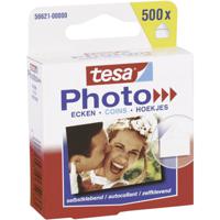 tesa Photo® Hoeken kleefpads (b x h) 17 mm x 19 mm Transparant Inhoud: 500 stuk(s) - thumbnail