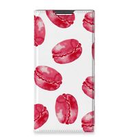 Samsung Galaxy S22 Ultra Flip Style Cover Pink Macarons - thumbnail