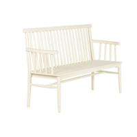 Bank Home ESPRIT Crème Mangohout Hout MDF 150 X 50 X 98 CM