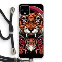 Tiger and Rattlesnakes: Pixel 4 Transparant Hoesje met koord