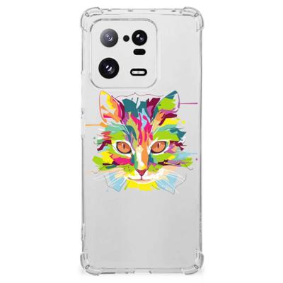 Xiaomi 13 Pro Stevig | Bumper Hoesje | Cat Color