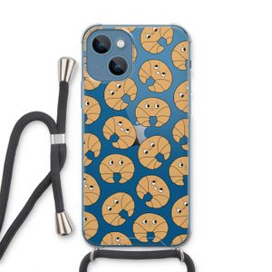Croissant: iPhone 13 Transparant Hoesje met koord
