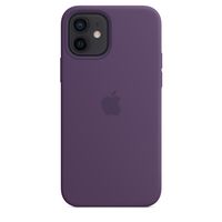 Apple iPhone 12 / 12 Pro Silicone Back Cover met MagSafe Amethist - thumbnail