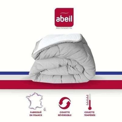 ABEIL TWEE-TOON Gehard dekbed 220x240cm - Wit en grijs gemêleerd