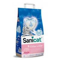 Sanicat Kitten kattenbakvulling 4 x 5 liter - thumbnail