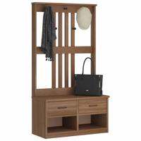 Halboom SANDENS 87x40x159,5 cm massief grenenhout