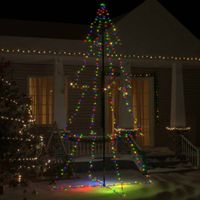 Kegelkerstboom 360 LED's binnen en buiten 143x250 cm - thumbnail