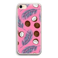 Kokosnoot roze: iPhone 7 Transparant Hoesje