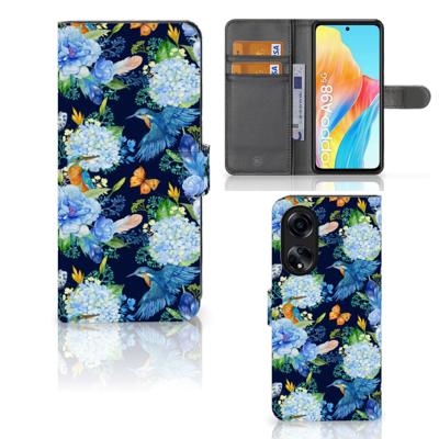 Telefoonhoesje | Met pasjeshouder | voor OPPO A98 5G IJsvogel
