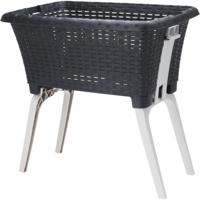 Wasmand met poten 60x40x60cm