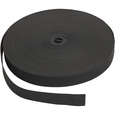 Creativ Company Elastiek dikte 20mm zwart, 25m