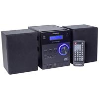 UNIVERSUM MS 300-21 Stereoset AUX, Bluetooth, CD, DAB+, FM, USB Acculaadfunctie, Incl. afstandsbediening, Incl. luidspreker, Wekfunctie 2 x 5 W Zwart - thumbnail