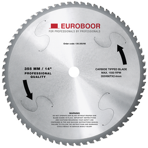 Euroboor 130.355/66 Zaagblad | D 355 mm | T 66 130.355/66