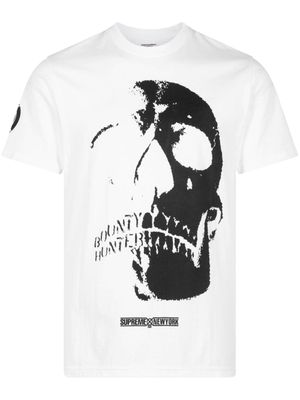 Supreme x Bounty Hunter t-shirt Skulls - Blanc