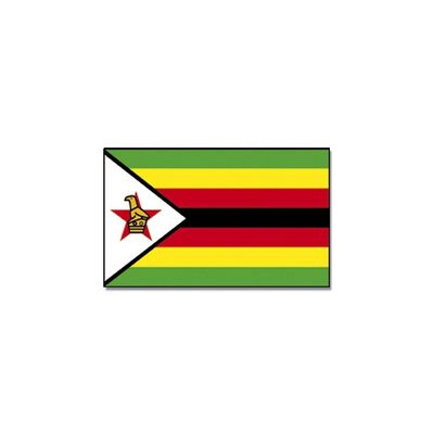 Vlag Zimbabwe 90 x 150 feestartikelen