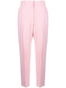 Alexander McQueen pantalon de tailleur à taille haute - Rose