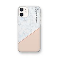 Marmer in stijl: iPhone 12 mini Transparant Hoesje