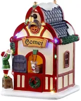 Lemax comet&apos;s den verlicht kerstdorp tafereel Santa&apos;s Wonderland 2025