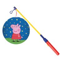 Mooie Lampion Peppa Pig print met lampionstokje setje   - - thumbnail