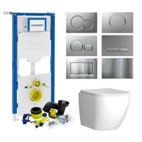 Geberit UP320 Toiletset Compleet | Inbouwreservoir | Mudo Randloos | Drukplaat