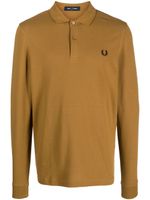 Fred Perry polo à logo brodé - Jaune - thumbnail