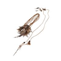 Daan Kromhout Touw met veren naturel 23 cm 12 stuks | 11 stuks