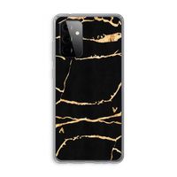 Gouden marmer: Samsung Galaxy A72 Transparant Hoesje Gouden marmer: Samsung Galaxy A72 Transparant Hoesje