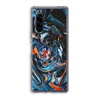 Black Unicorn: Sony Xperia 5 Transparant Hoesje