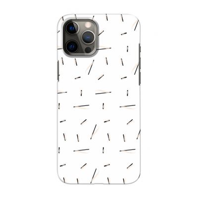Hipster stripes: Volledig geprint iPhone 12 Pro Max Hoesje