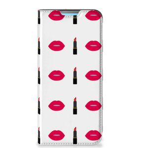 Xiaomi Redmi 10 Hoesje met Magneet Lipstick Kiss