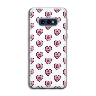 GIRL POWER: Samsung Galaxy S10e Transparant Hoesje