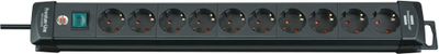 Brennenstuhl Bn-1951100100 Stekkerdoos Premium-line 10-voudig Zwart 3,00 M H05 vv-f 3g1,5