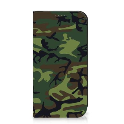iPhone 15 Pro | Hoesje met Magneet | Army Dark