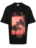 BLUE SKY INN t-shirt à imprimé photographique - Noir