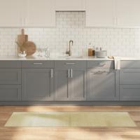 VidaXL Vloerkleed rechthoekig 60x200 cm bamboe lichtnaturel