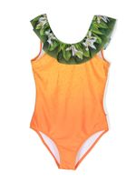 Molo maillot de bain Nika à imprimé graphique - Orange