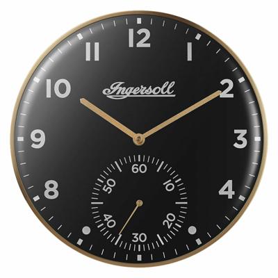 Muurklok Ingersoll 1892 IC003GB Gouden Zwart