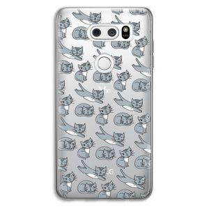 Poezen: LG V30 Transparant Hoesje