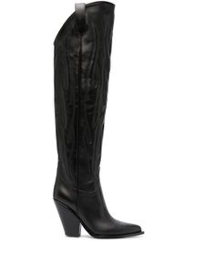 Sonora bottes d'inspiration western - Noir